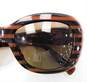 VERSACE Medusa Glitter 4317 'Brown Rule Black' 5187/73 Stripe Sunglasses with COA image number 16