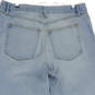 Womens Light Blue Denim 5-Pocket Design Skinny Leg Jeans Size 14 image number 4