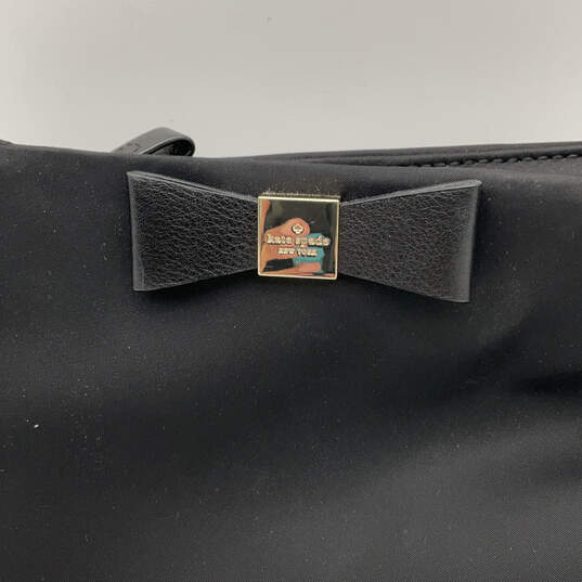 Womens Black Leather Adjustable Strap Inner Pocket Crossbody Bag Purse image number 4