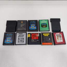 Bundle of 10 Assorted Vintage Atari Games