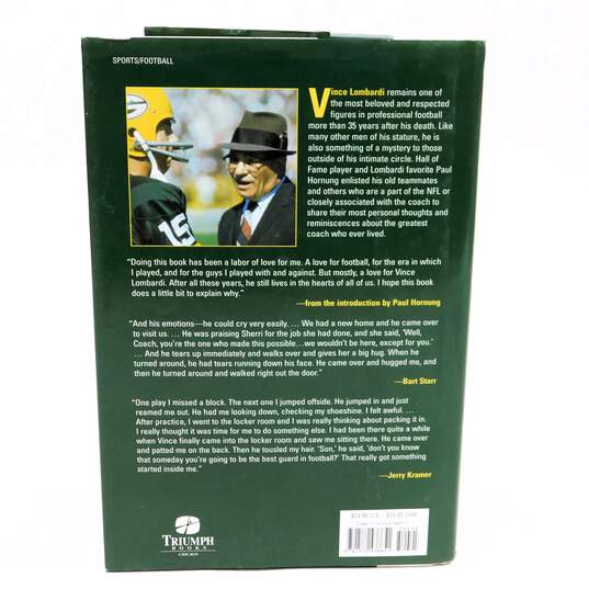 HOF Paul Hornung Signed Lombardi & Me Book Green Bay Packers image number 5