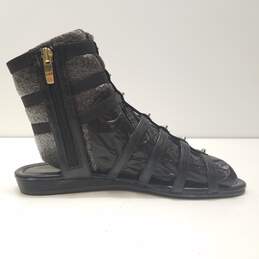 Marc Fisher Pritty Black Leather Gladiator Sandals Women's Size 6.5M alternative image