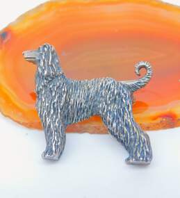 Far Fetched & Fashion 925 Sterling Silver Dog Brooches 17.0g alternative image