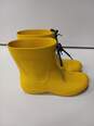 Crocs Women's 203851 Yellow Freesail Shorty Pull-On Rain Boots Size 9 image number 4