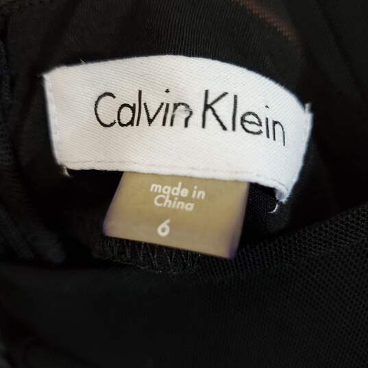 Calvin Klein Women Black Dress SZ 6 NWT image number 2