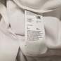 NWT Unisex Adults White Crew Neck Long Sleeve Pullover Sweatshirt Size L image number 4