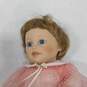 Ceramic Girl Doll in Pink Dress image number 4