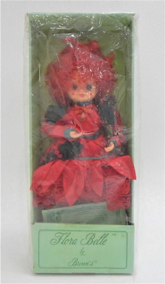 Vintage 1987 Flora Belle By Brinn's December Doll Miss Poinsettia image number 1