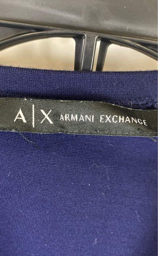 Armani Exchange Blue Casual Dress - Size Large image number 3