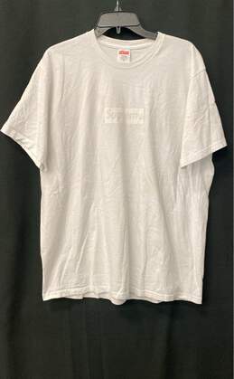 Supreme White T-Shirt - Size X Large