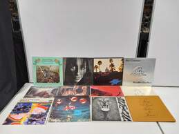 Bundle of 12 Assorted Rock Vinyl Record Albums