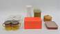 VTG 1970s Kitchen Lot Fire King Kimberly Corelle Mugs Tupperware Canisters image number 1