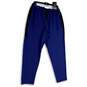 NWT Mens Blue Black Dri-Fit Drawstring Basketball Jogger Pants Size XL image number 1
