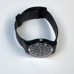 Designer Swatch Black Water Resistance Quartz Analog Round Wristwatch alternative image