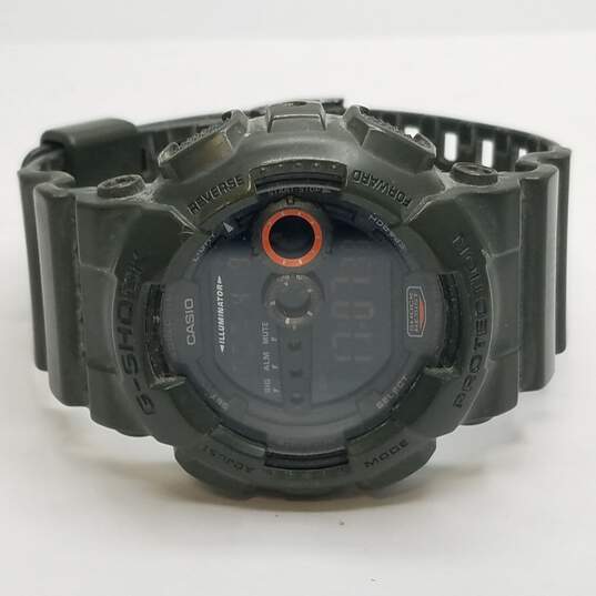 Men's Casio G-Shock 20 BAR Shock Resist Military Digital Watch Resin Watch image number 6