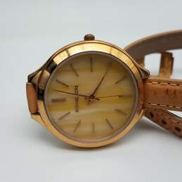 Women's Michael Kors Rose Gold tone Dress Unique Dial Stainless Steel Watch alternative image