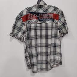 Harley-Davidson Motorclothes Men's Cotton SS Snap Up Shirt Size M alternative image