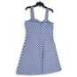 Draper James RSVP Womens Navy Blue White Striped Back Zip Mini Dress Size L image number 2