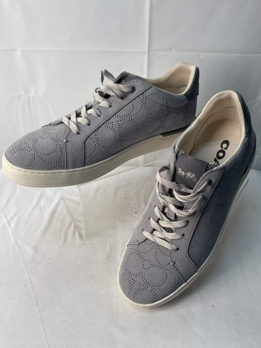 Certified Authentic Coach Steel Gray Sneakers 8.5D image number 4