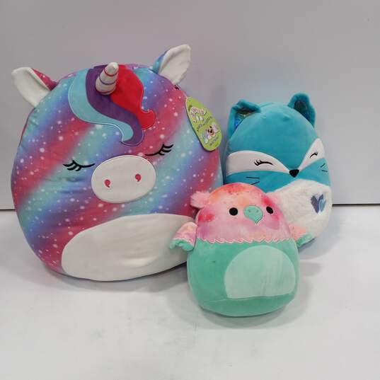 3 Assorted Squishmallows image number 1