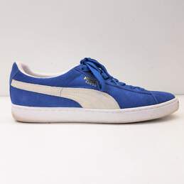 PUMA Select Classic Plus Blue Suede Sneakers Men's Size 11 alternative image