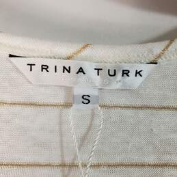 Trina Turk Women Stripe Short Sleeve Top NWT sz S alternative image
