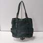 B. Makowsky Green Leather Shoulder/Hobo Purse Bag Tote image number 1