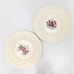 4 Wedgwood Patrician Swansea 10.5in China Dinner Plates alternative image