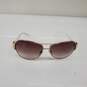 Marc by Marc Jacobs White Frame Brown Gradient Lens Aviator Sunglasses w/COA image number 1