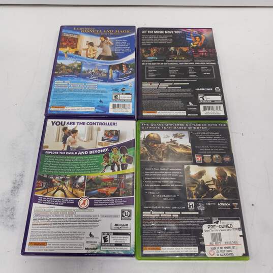 4pc Bundle of Assorted Xbox 360 Video Games image number 2