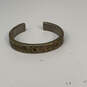 Designer Patricia Locke Gold-Tone Rhinestone Adjustable Cuff Bracelet image number 1