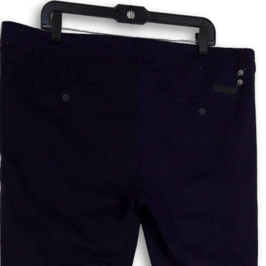 NWT Blue Flat Front Slash Pocket Straight Leg Chino Pants Size 38x30 image number 4