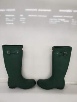 Hunter Original Tall Matte Buckle Strap Rain Boots Size 10 used alternative image