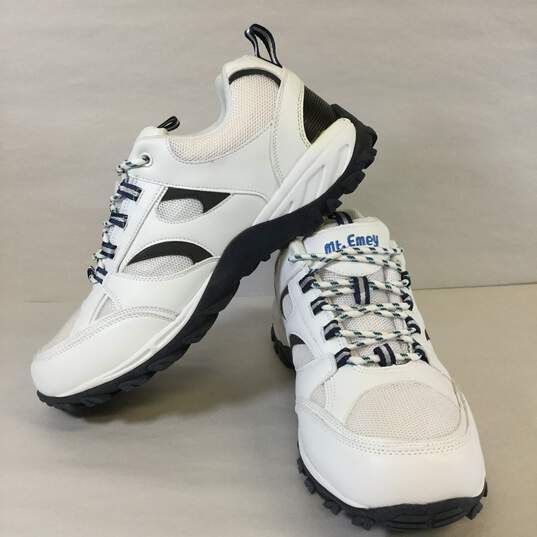 Apis Mt Emey 9708-3L Walking Sneakers White 12 image number 4