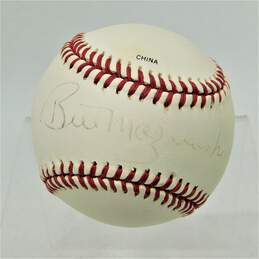 HOF Bill Mazeroski Autographed Baseball Pittsburgh Pirates