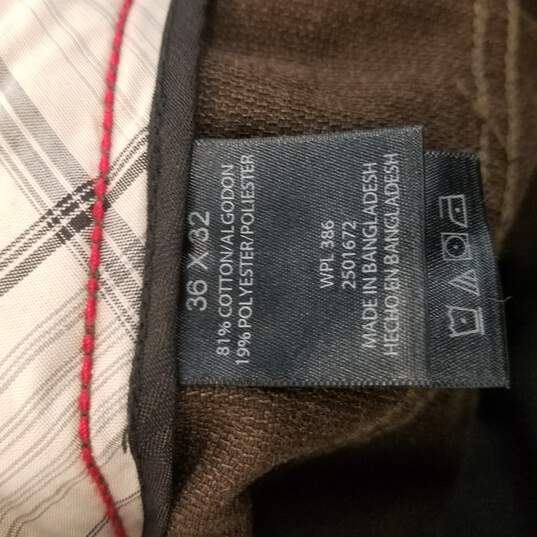 Kenneth Cole Men Brown Pants 36 NWT image number 4