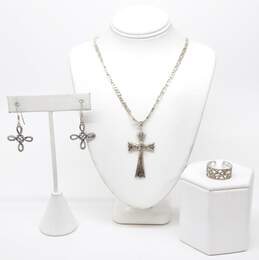 925 Religious Artisan Jewelry Lot 22.2g