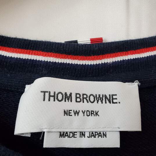 Thom Browne New York Navy Crewneck Sweatshirt XXL image number 3