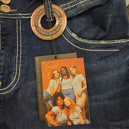 CopperFlash Women Blue Bootcut Jeans Sz 16 NWT alternative image