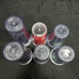 Box of 6 Starbucks Plastic Cups w/ Lids
