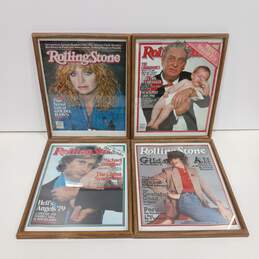 Bundle of 7 Vintage  Framed Rolling Stone Magazine Covers alternative image
