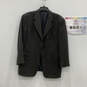 Authentic Mens Gray Long Sleeve Notch Lapel Two-Button Blazer Size 42 C image number 1