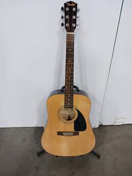 Brown Fender Acoustic Guitar In Soft Case alternative image