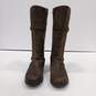 Teva Women's Brown Leather Boots Size 8 image number 4