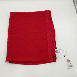 NWT Womens Red Multifunctional Rectangle Neck Scarf One Size