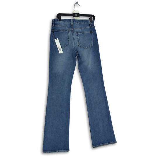 NWT Womens Blue Denim 5-Pocket Design Medium Wash Bootcut Jeans Size 30 image number 2