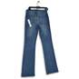 NWT Womens Blue Denim 5-Pocket Design Medium Wash Bootcut Jeans Size 30 image number 2