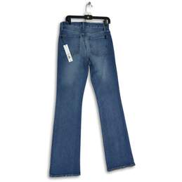 NWT Womens Blue Denim 5-Pocket Design Medium Wash Bootcut Jeans Size 30 alternative image
