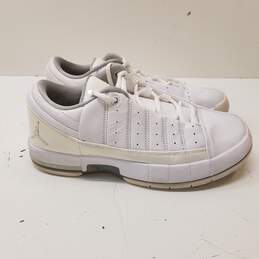 Air Jordan TE 2 Advance White Metallic Silver Men's Athletic Shoes Size 8