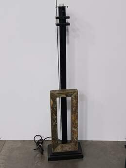 Stone/Metal Base Decorative Floor Lamp